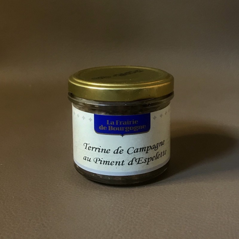 Terrine de Campagne au Piment d'Espelette 90g