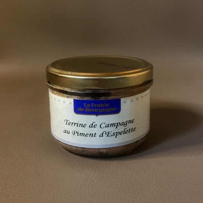 Terrine de Campagne au Piment d'Espelette 180g