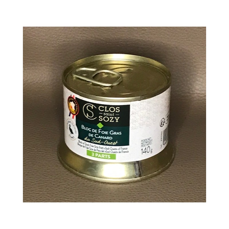 Bloc de foie gras de le bloc de 200 g + trancheur Contenu